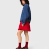 Oversized embroidered denim jacket Oversized embroidered denim jacket