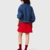 Oversized embroidered denim jacket Oversized embroidered denim jacket