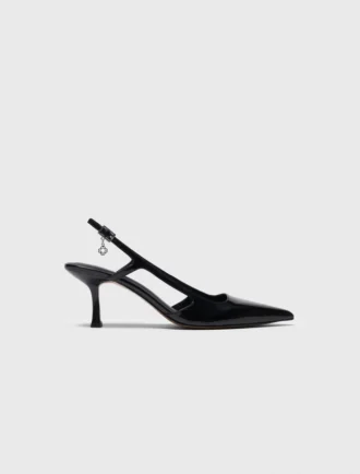 Patent leather slingback pumps Patent leather slingback pumps
