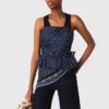 Patterned bustier top Patterned bustier top