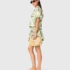 Patterned cropped shirt Patterned cropped shirt