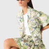 Patterned cropped shirt Patterned cropped shirt