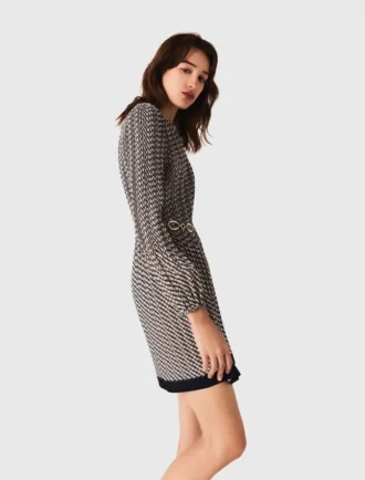 Patterned pleated dress Patterned pleated dress