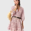 Patterned pleated dress Patterned pleated dress