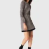 Patterned pleated dress Patterned pleated dress