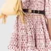 Patterned pleated dress Patterned pleated dress