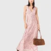 Patterned silk dress