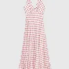 Patterned silk dress