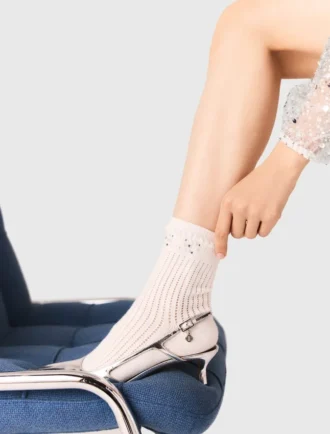 Pearl pointelle socks Pearl pointelle socks