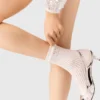 Pearl pointelle socks Pearl pointelle socks