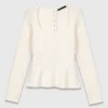 Peplum sweater