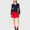 Peplum waist cardigan Peplum waist cardigan