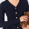 Peplum waist cardigan Peplum waist cardigan