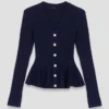 Peplum waist cardigan Peplum waist cardigan