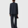 Pinstripe suit jacket