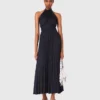 Pleated satin maxi dress Pleated satin maxi dress