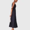 Pleated satin maxi dress Pleated satin maxi dress