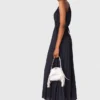 Pleated satin maxi dress Pleated satin maxi dress