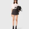 Pleated skort