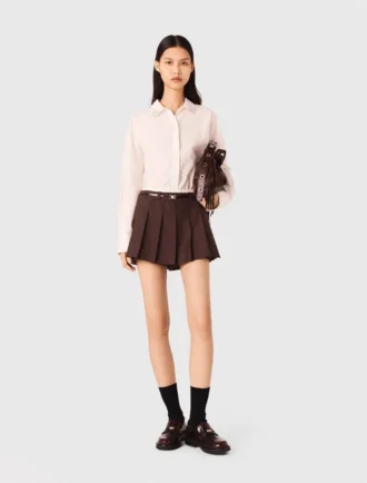 Pleated skort Pleated skort