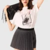 Pleated skort