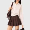 Pleated skort Pleated skort