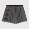 Pleated skort