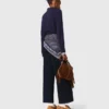 Polo cardigan with removable trims