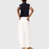 Polo knit cardigan