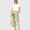 Printed maxi skirt with shorts Printed maxi skirt with shorts