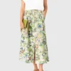 Printed maxi skirt with shorts Printed maxi skirt with shorts