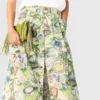 Printed maxi skirt with shorts Printed maxi skirt with shorts