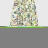 Printed maxi skirt with shorts Printed maxi skirt with shorts