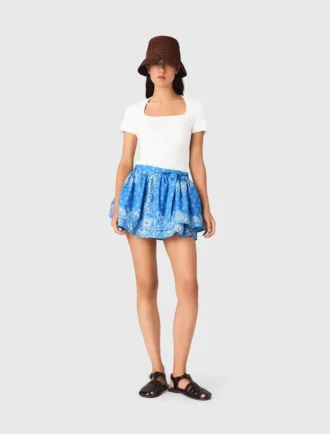 Printed ruffled skirt Printed ruffled skirt