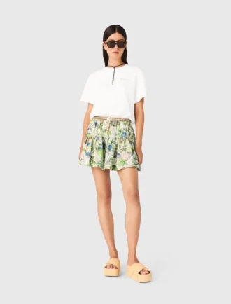 Printed ruffled skirt Printed ruffled skirt