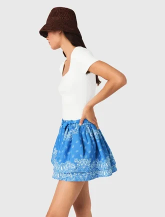 Printed ruffled skirt Printed ruffled skirt