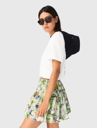 Printed ruffled skirt Printed ruffled skirt