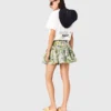 Printed ruffled skirt Printed ruffled skirt