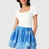 Printed ruffled skirt Printed ruffled skirt