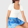 Printed ruffled skirt Printed ruffled skirt