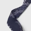 Printed scrunchie with twill Printed scrunchie with twill