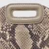 Python-embossed Miss M mini bag Python-embossed Miss M mini bag