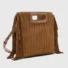 Quilted suede M bag Quilted suede M bag