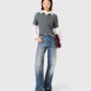Removable beaded collar sweater Removable beaded collar sweater