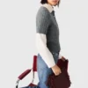 Removable beaded collar sweater Removable beaded collar sweater