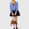 Removable collar rhinestone shirt Removable collar rhinestone shirt