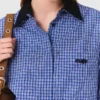 Removable collar rhinestone shirt Removable collar rhinestone shirt