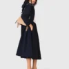 Removable rhinestone-hood trench Removable rhinestone-hood trench
