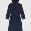 Removable rhinestone-hood trench Removable rhinestone-hood trench