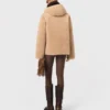 Reversible coat with hood Reversible coat with hood